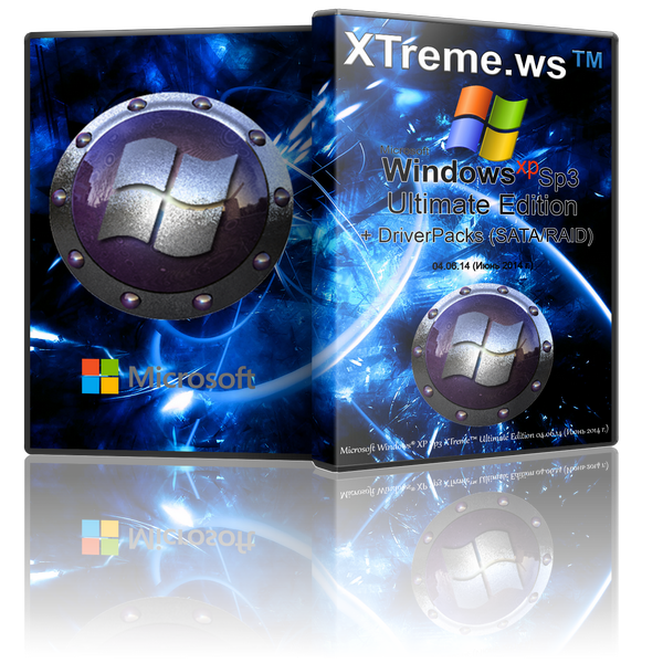 Windows® XP Sp3 XTreme.ws™ Ultimate Edition 04.06.14 (Июнь 2014 г.) + DriverPacks (SATA/RAID)